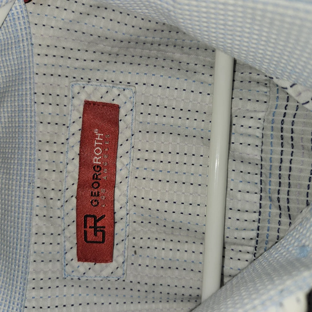 Georg Roth Los Angeles  Men's White Button-Up Shirt